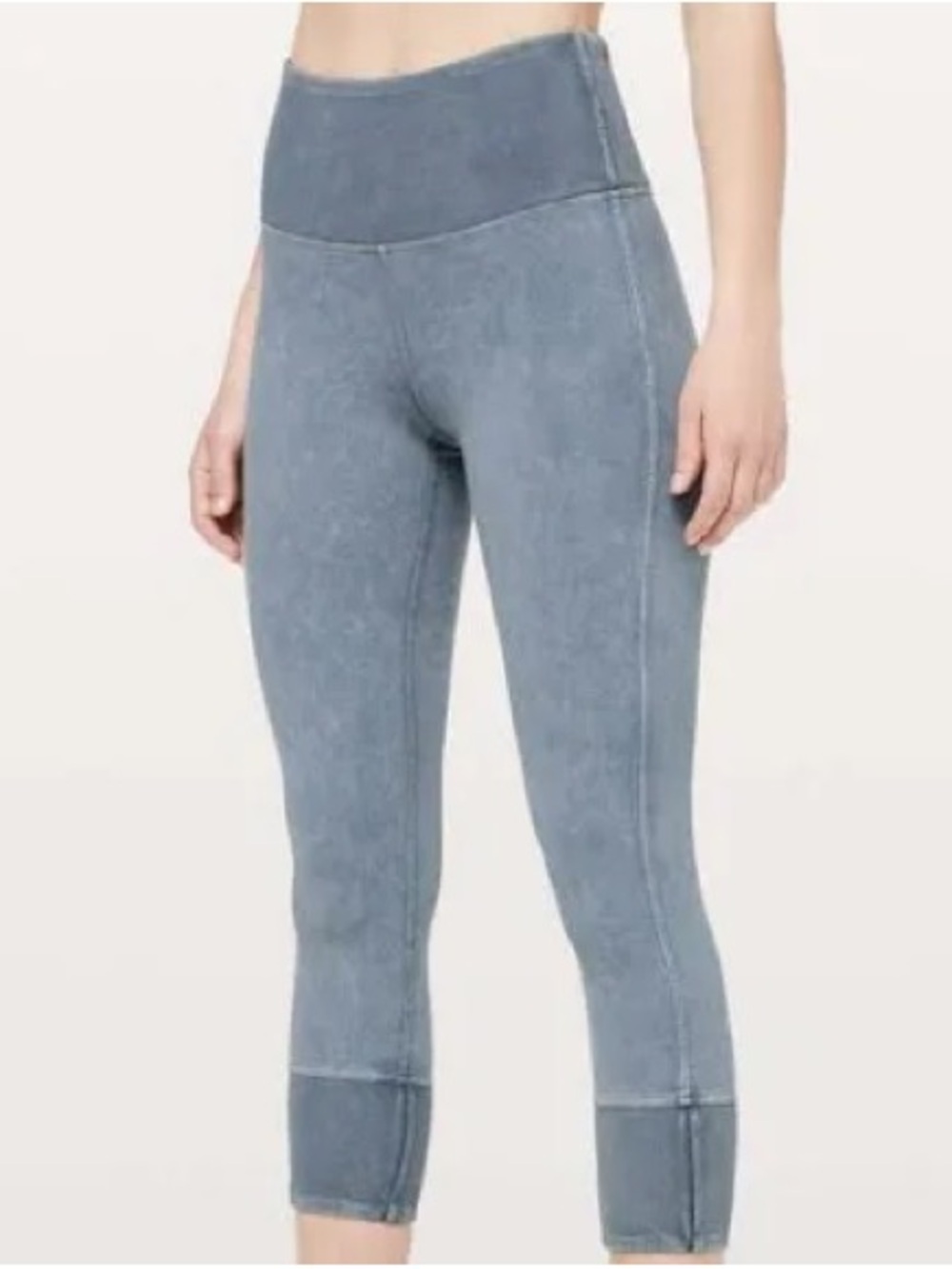 lululemon athletica Slate Blue High-Rise Capri Leggings
